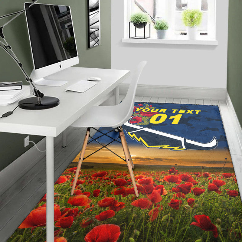 custom-personalised-north-queensland-cowboys-anzac-2022-area-rug-poppy-flowers-vibes-blue