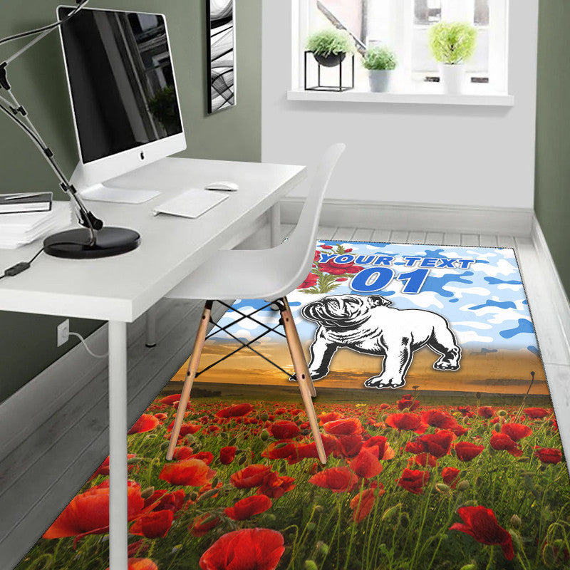 custom-personalised-canterbury-bankstown-bulldogs-anzac-2022-area-rug-poppy-flowers-vibes-white