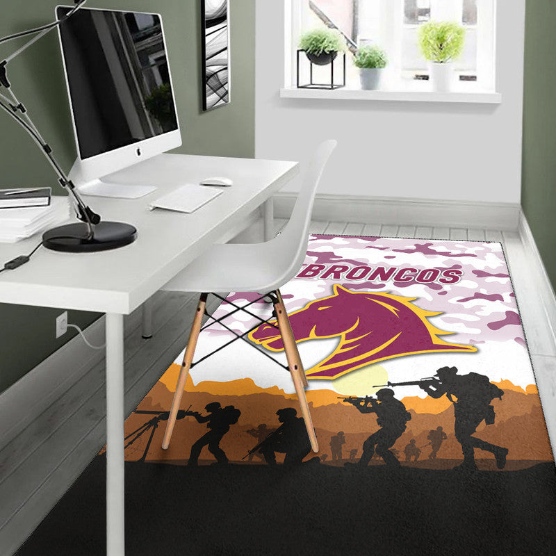 brisbane-broncos-anzac-2022-area-rug-simple-style-white