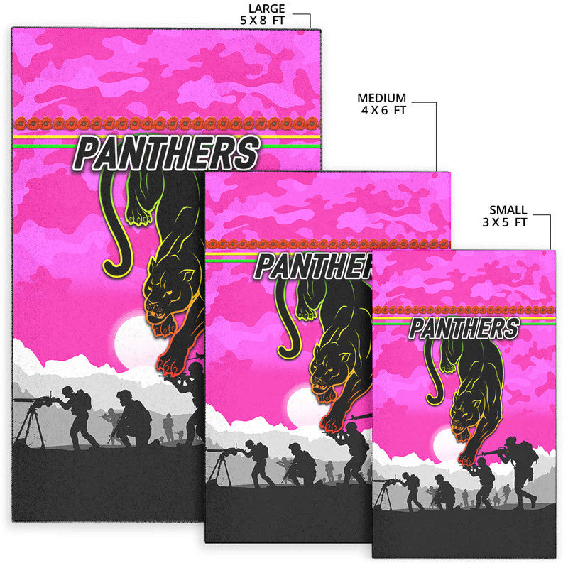 penrith-panthers-anzac-2022-area-rug-simple-style-pink