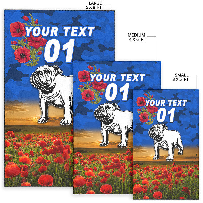 custom-personalised-canterbury-bankstown-bulldogs-anzac-2022-area-rug-poppy-flowers-vibes-blue