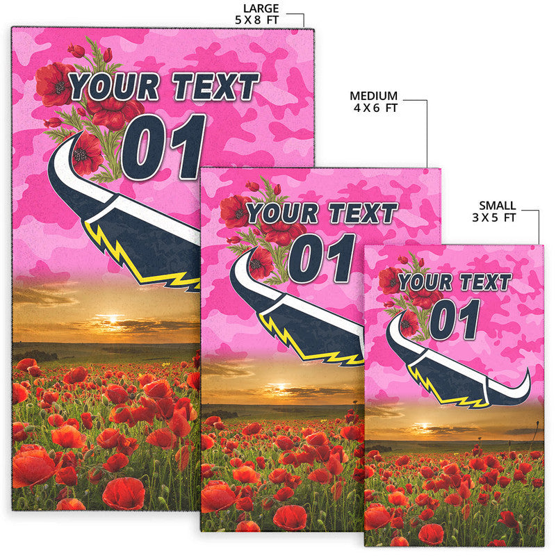 custom-personalised-north-queensland-cowboys-anzac-2022-area-rug-poppy-flowers-vibes-pink