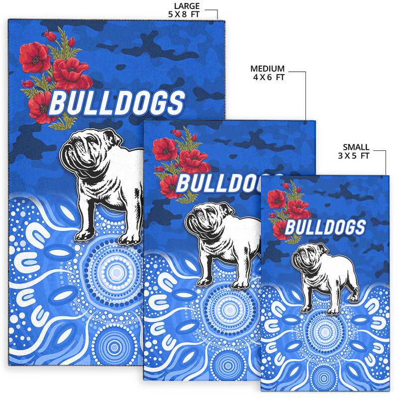 canterbury-bankstown-bulldogs-anzac-2022-area-rug-indigenous-vibes-blue