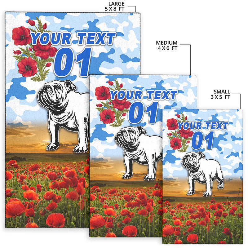 custom-personalised-canterbury-bankstown-bulldogs-anzac-2022-area-rug-poppy-flowers-vibes-white