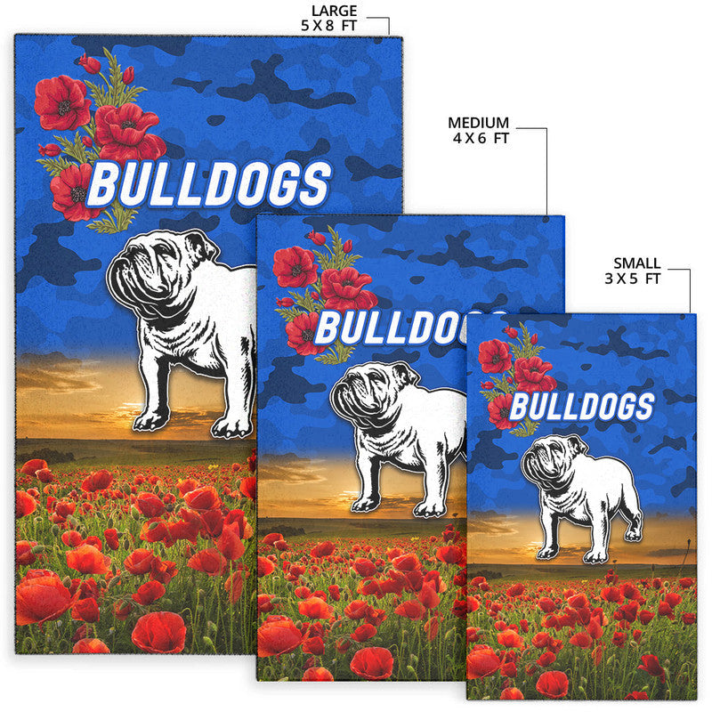 canterbury-bankstown-bulldogs-anzac-2022-area-rug-poppy-flowers-vibes-blue