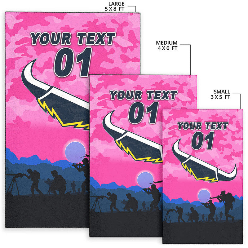 custom-personalised-north-queensland-cowboys-anzac-2022-area-rug-simple-style-pink