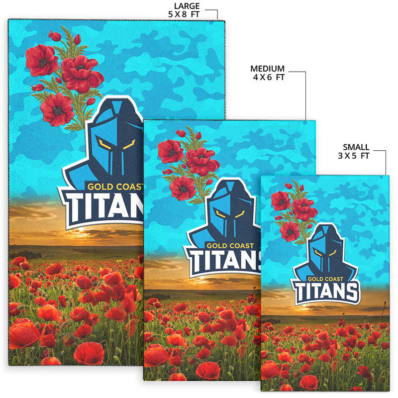 gold-coast-titans-anzac-2022-area-rug-poppy-flowers-vibes