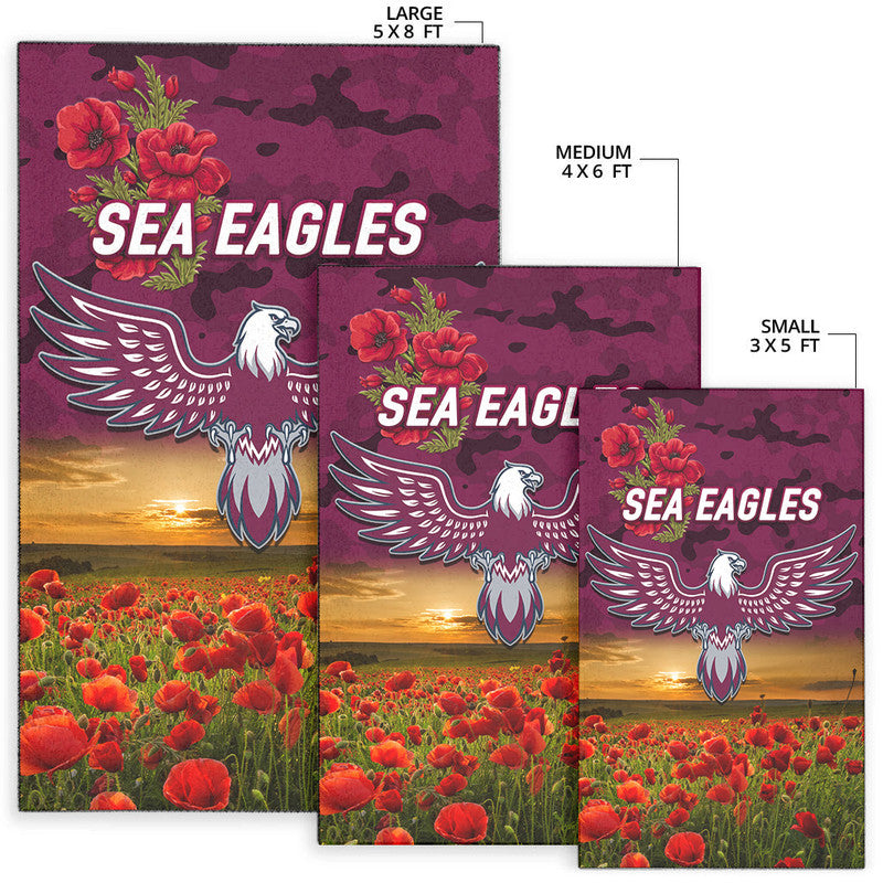 manly-warringah-sea-eagles-anzac-2022-area-rug-poppy-flowers-vibes