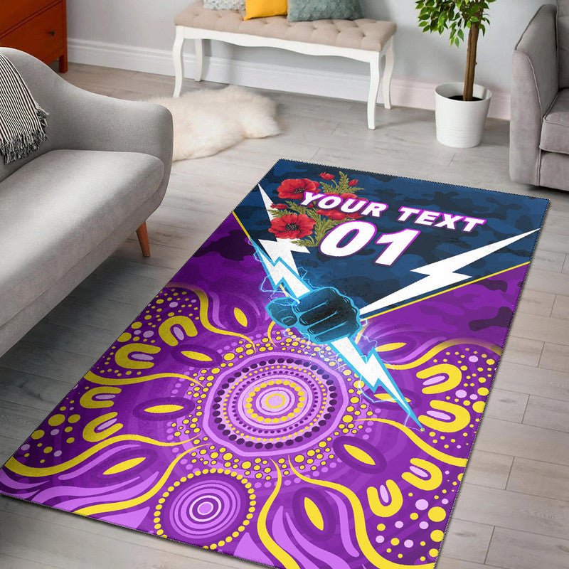 custom-personalised-melbourne-storm-anzac-2022-area-rug-indigenous-vibes