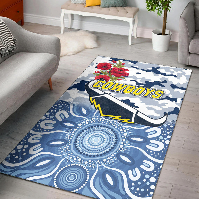 north-queensland-cowboys-anzac-2022-area-rug-indigenous-vibes-white