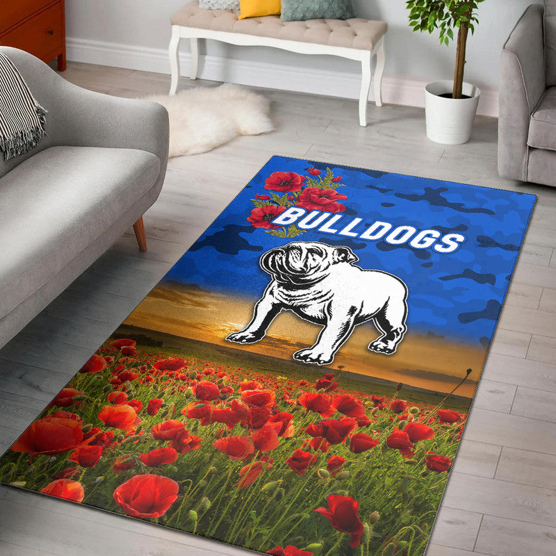 canterbury-bankstown-bulldogs-anzac-2022-area-rug-poppy-flowers-vibes-blue