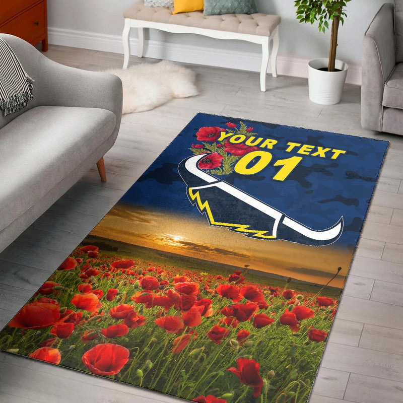 custom-personalised-north-queensland-cowboys-anzac-2022-area-rug-poppy-flowers-vibes-blue