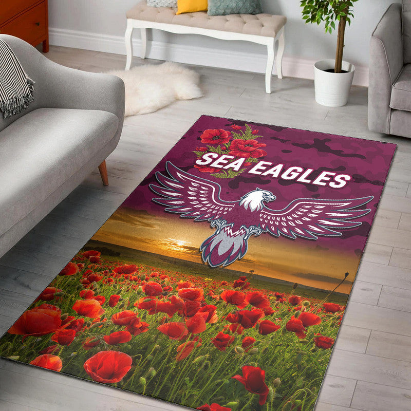 manly-warringah-sea-eagles-anzac-2022-area-rug-poppy-flowers-vibes