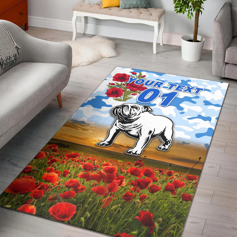 custom-personalised-canterbury-bankstown-bulldogs-anzac-2022-area-rug-poppy-flowers-vibes-white