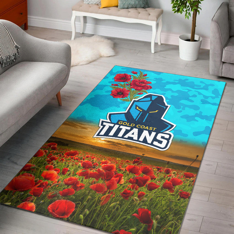 gold-coast-titans-anzac-2022-area-rug-poppy-flowers-vibes