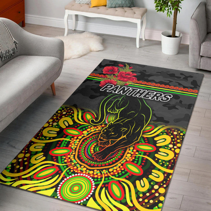 penrith-panthers-anzac-2022-area-rug-indigenous-vibes-black