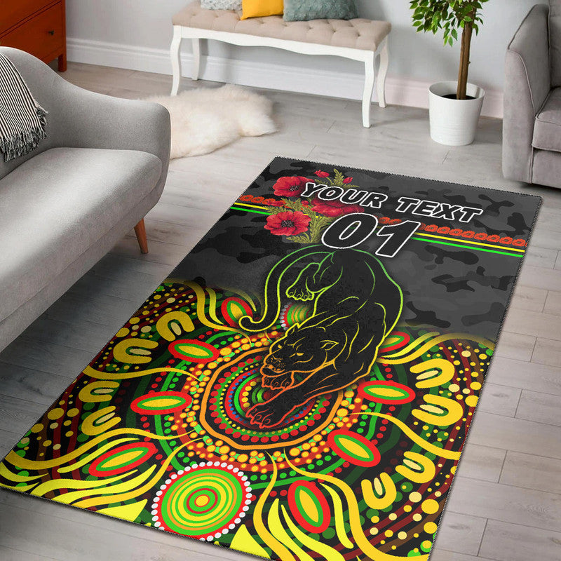 custom-personalised-penrith-panthers-anzac-2022-area-rug-indigenous-vibes-black