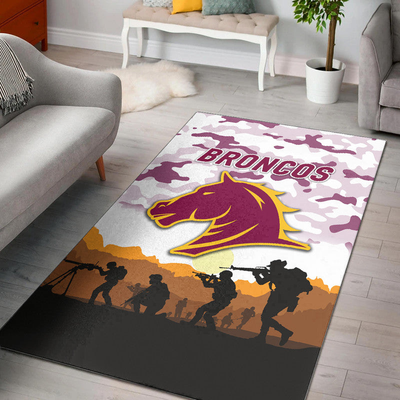 brisbane-broncos-anzac-2022-area-rug-simple-style-white