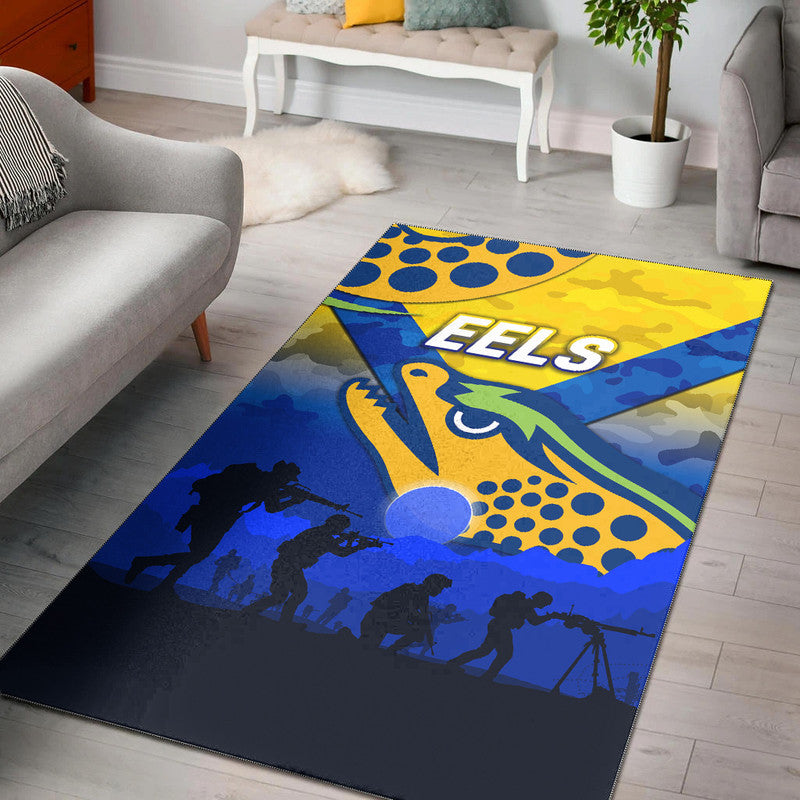 parramatta-eels-anzac-2022-area-rug-simple-style-gold