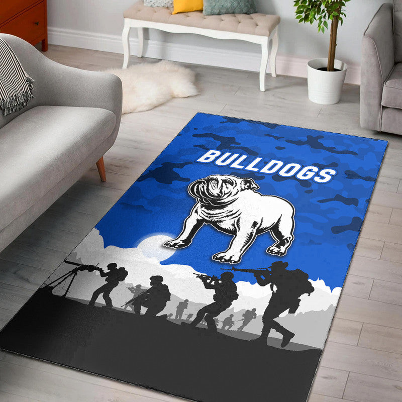 canterbury-bankstown-bulldogs-anzac-2022-area-rug-simple-style-blue