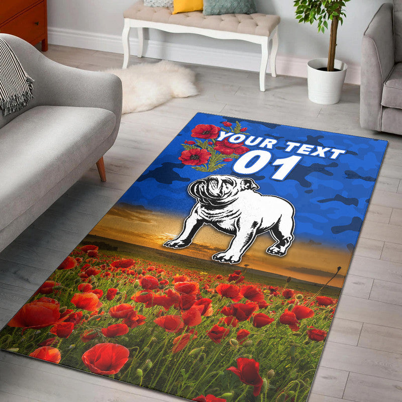 custom-personalised-canterbury-bankstown-bulldogs-anzac-2022-area-rug-poppy-flowers-vibes-blue