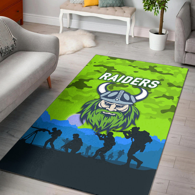 canberra-raiders-anzac-2022-area-rug-simple-style