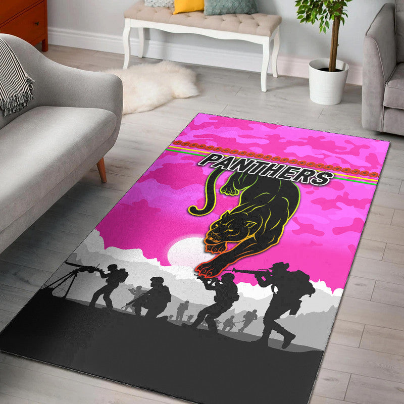 penrith-panthers-anzac-2022-area-rug-simple-style-pink