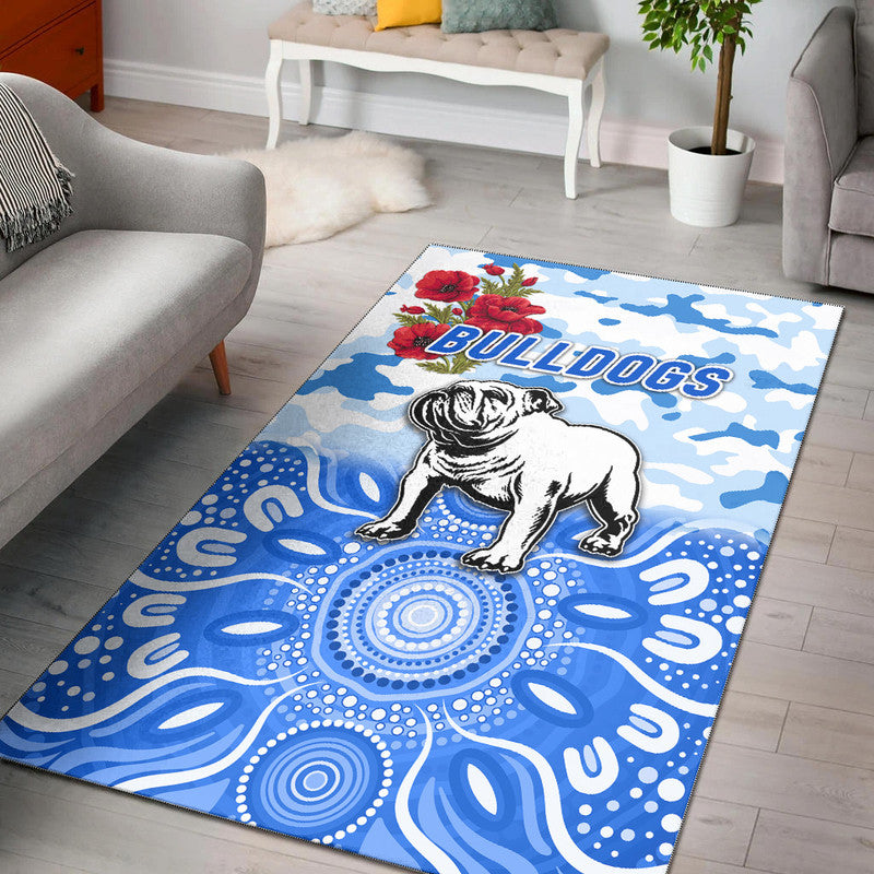 canterbury-bankstown-bulldogs-anzac-2022-area-rug-indigenous-vibes-white