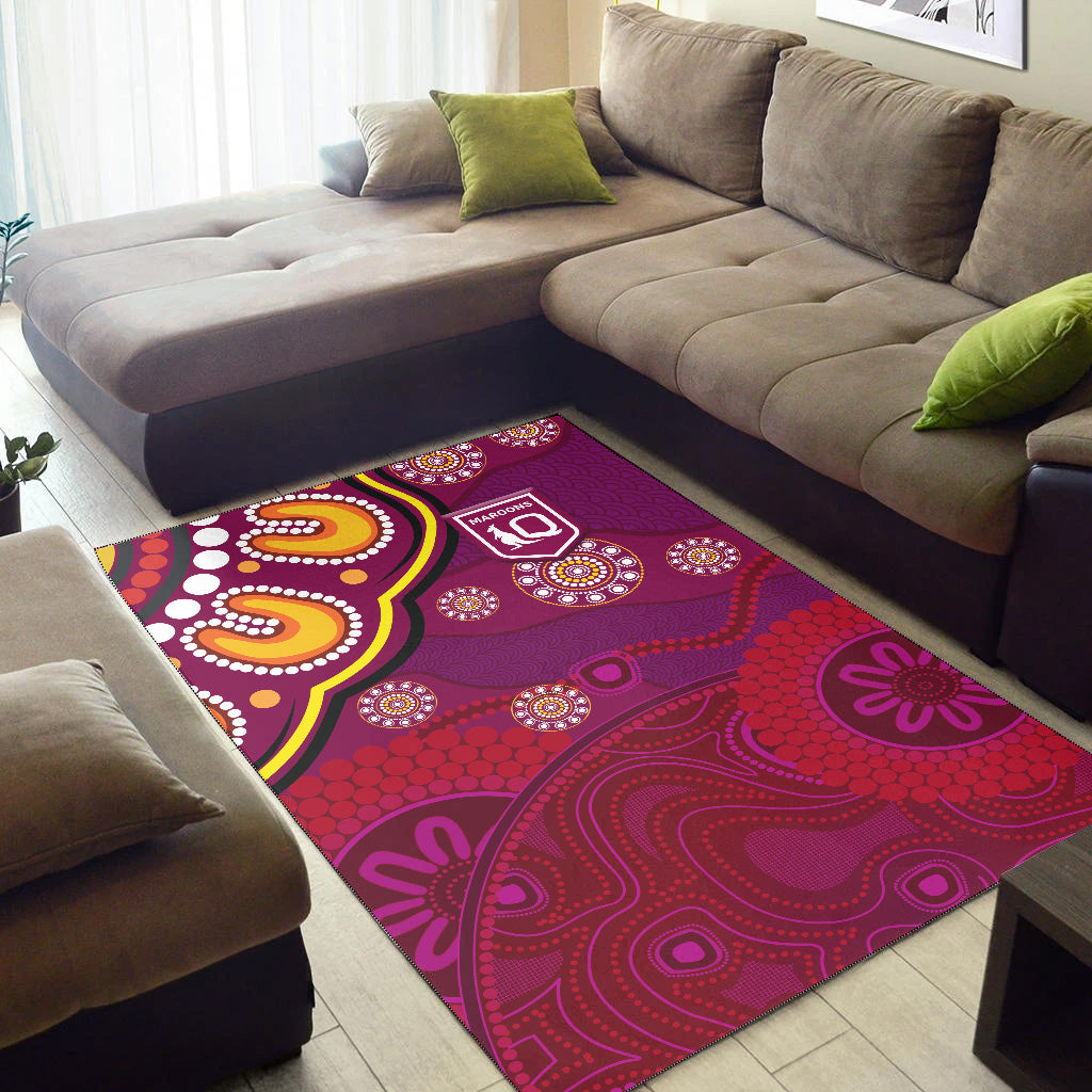 queensland-maroons-aboriginal-area-rug-indigenous-vibes