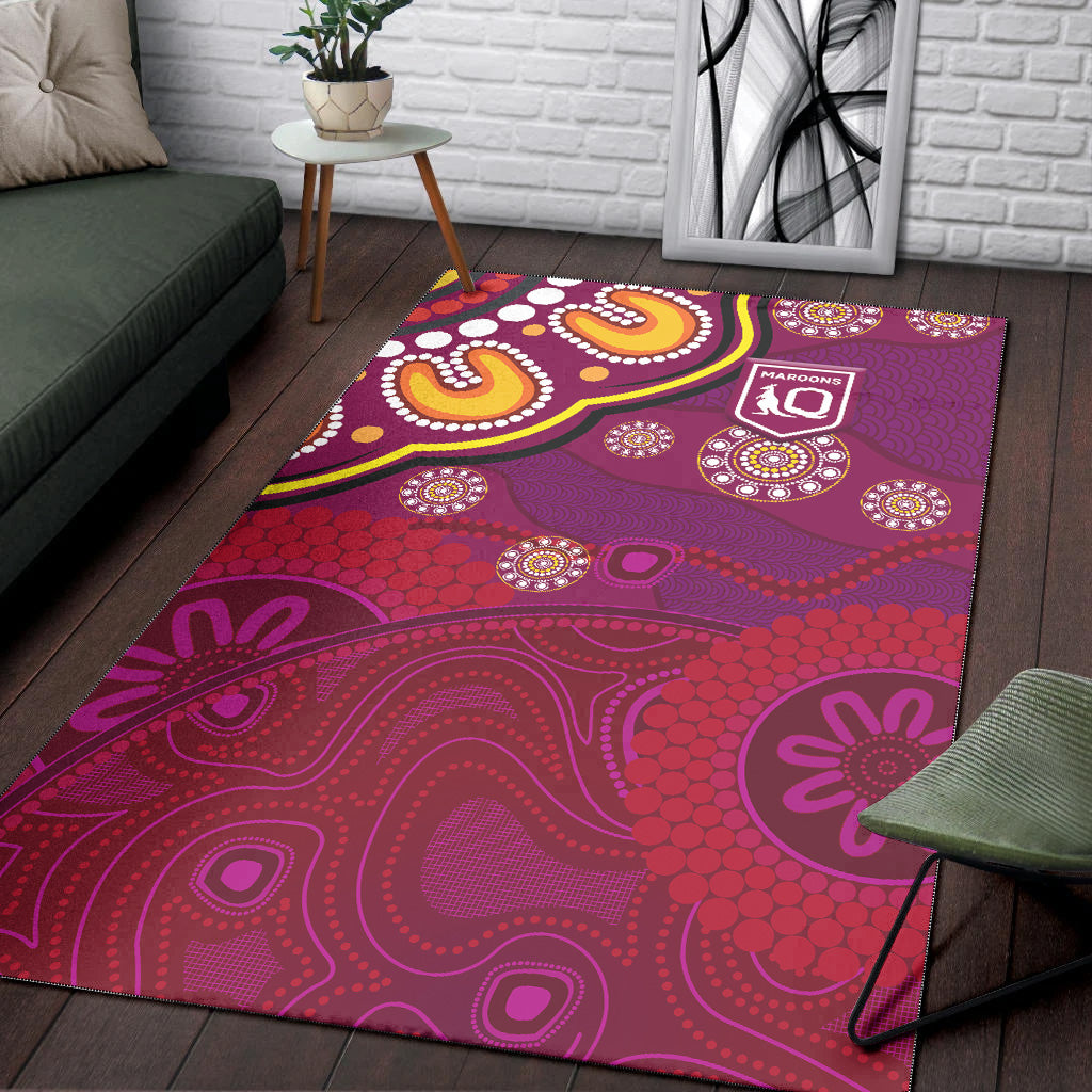 queensland-maroons-aboriginal-area-rug-indigenous-vibes