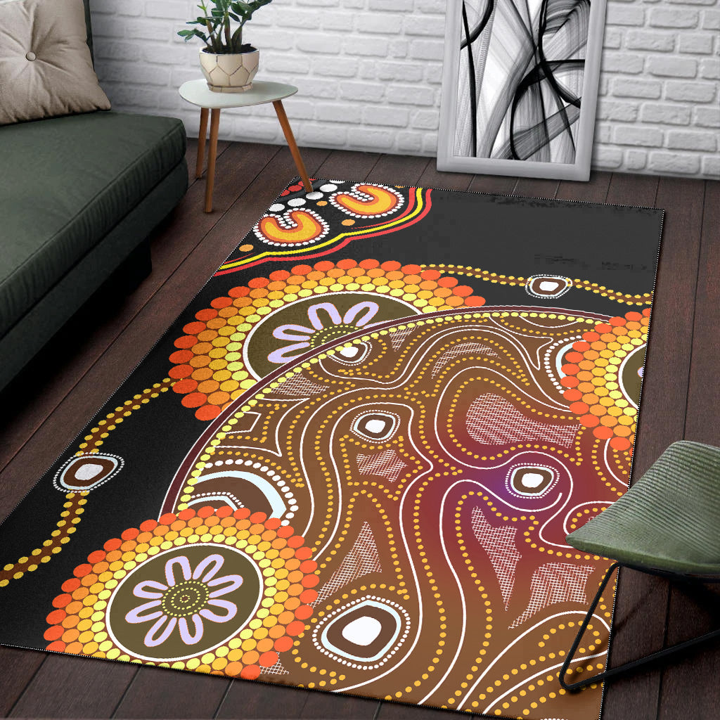 aboriginal-area-rug-sun-rise-indigenous-vibes