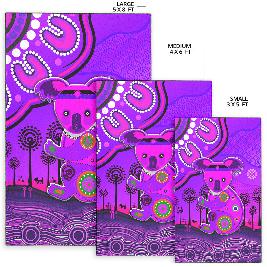 aboriginal-art-koala-area-rug-indigenous-unique-vibes-purple