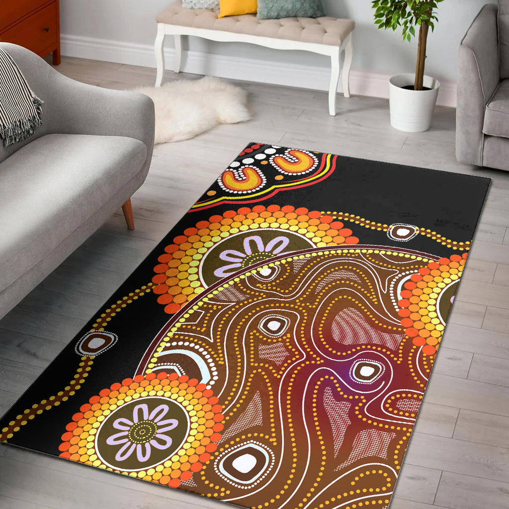 aboriginal-area-rug-sun-rise-indigenous-vibes