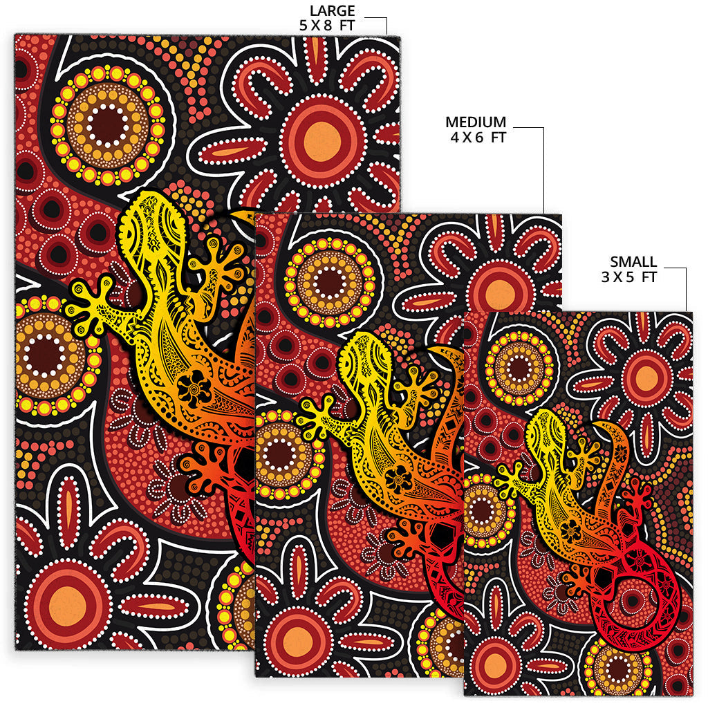 aboriginal-lizard-area-rug