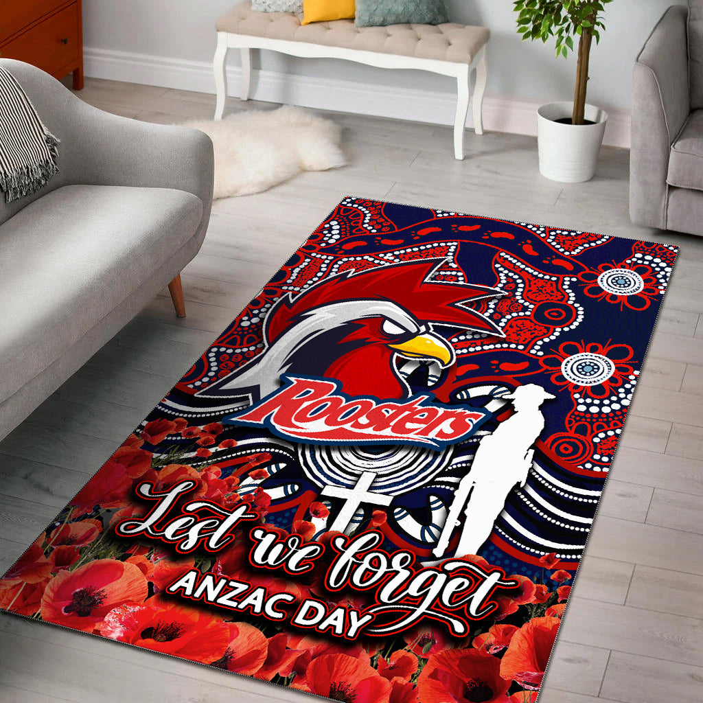 roosters-area-rug-anzac-day-poppy-flowers-with-aboriginal