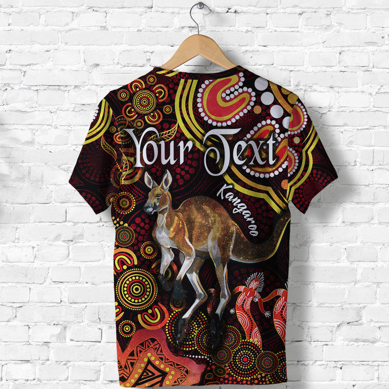 custom-personalised-australian-astrology-t-shirt-aries-kangaroo-zodiac-aboriginal-vibes-red