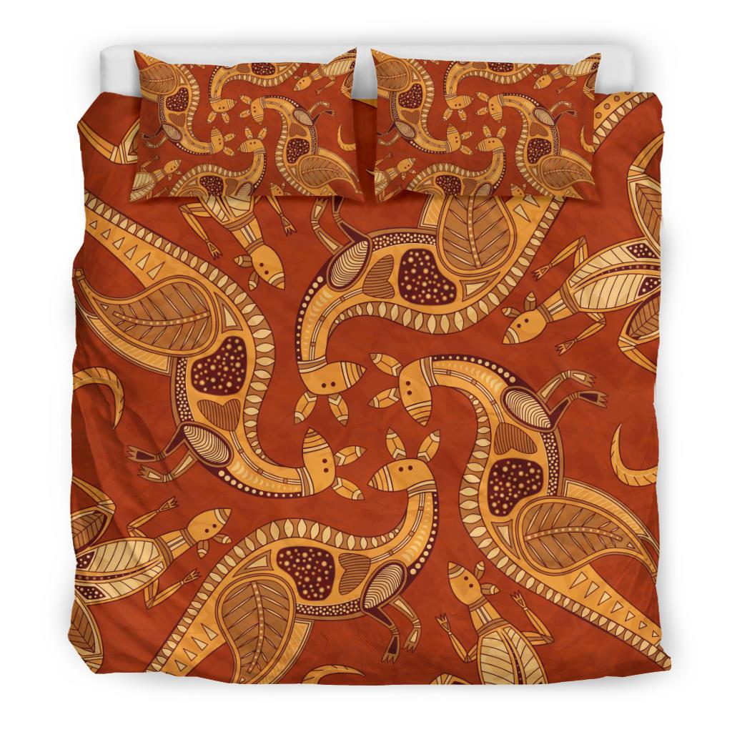 aboriginal-bedding-sets-kangaroo-patterns-animals-art