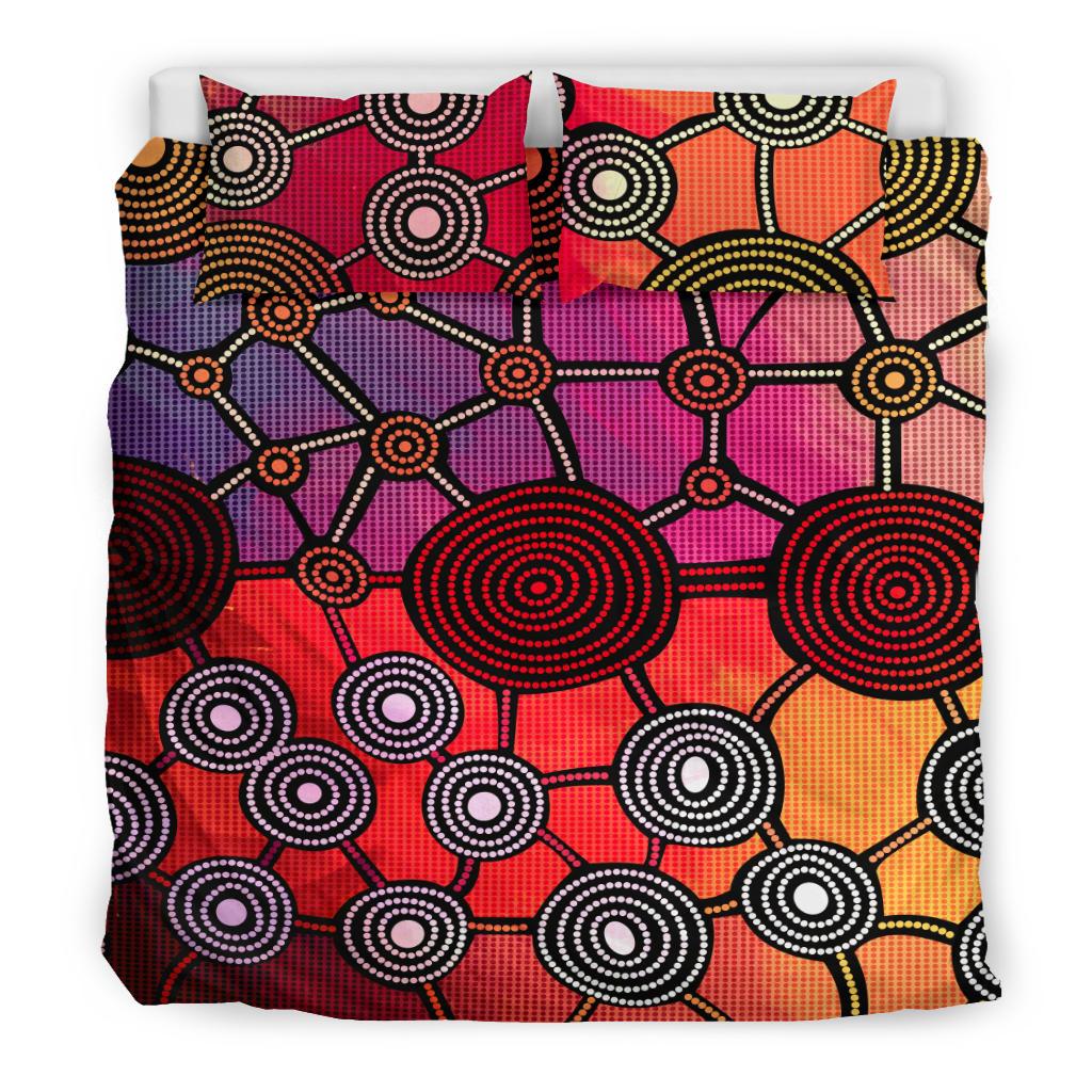 aboriginal-bedding-sets-circle-dot-painting