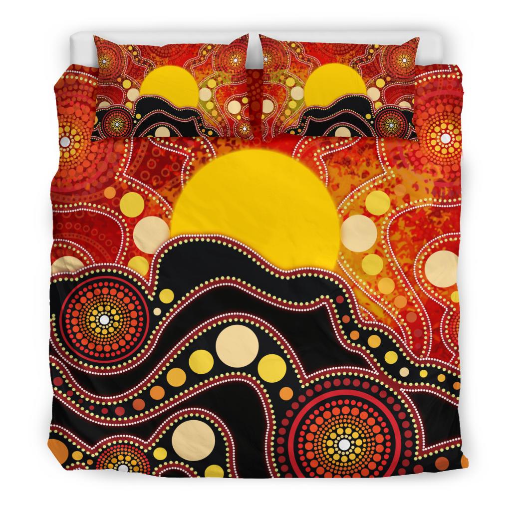 aboriginal-bedding-set-aboriginal-lives-matter-flag-dot-painting-art