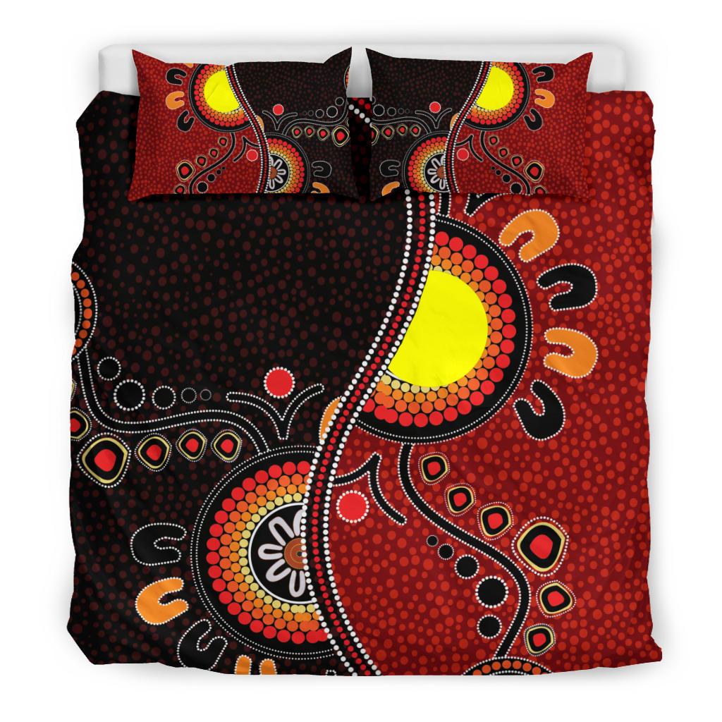 aboriginal-bedding-set-australia-flag-dot-painting-art