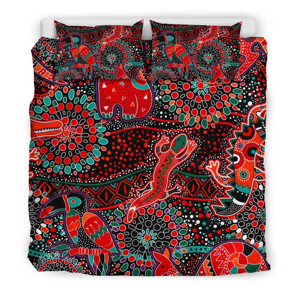 bedding-sets-aboriginal-animal-dot-acrylic-paint