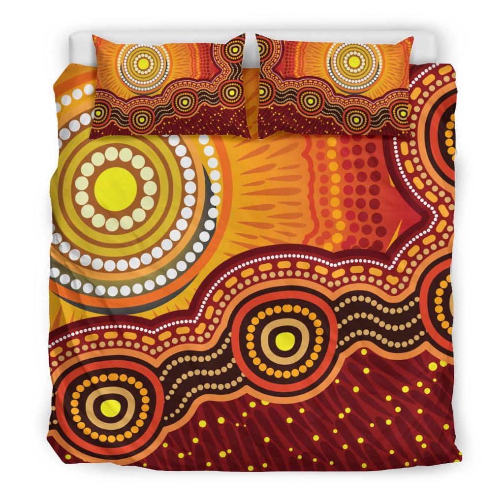 aboriginal-bedding-set-sunrise-aboriginal-art