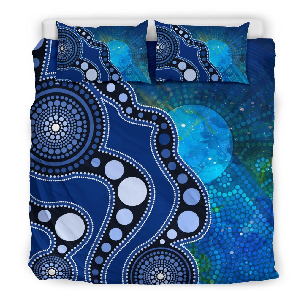 aboriginal-bedding-set-australia-indigenous-flag-circle-dot-painting-art-blue