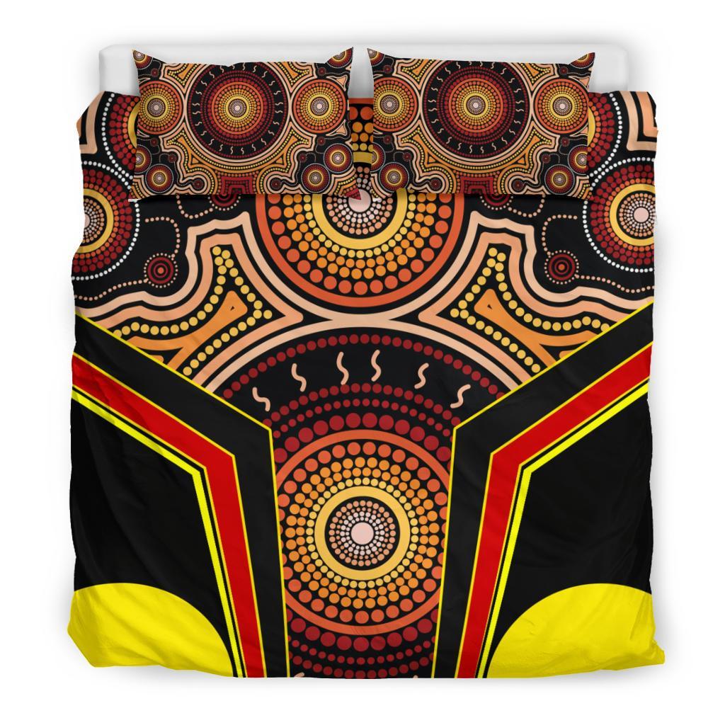 bedding-set-aboriginal-with-dot-painting-art