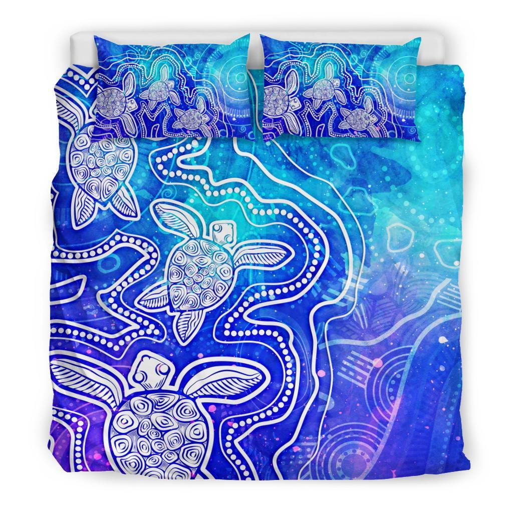 aboriginal-bedding-set-sea-turtle-with-indigenous-patterns-blue