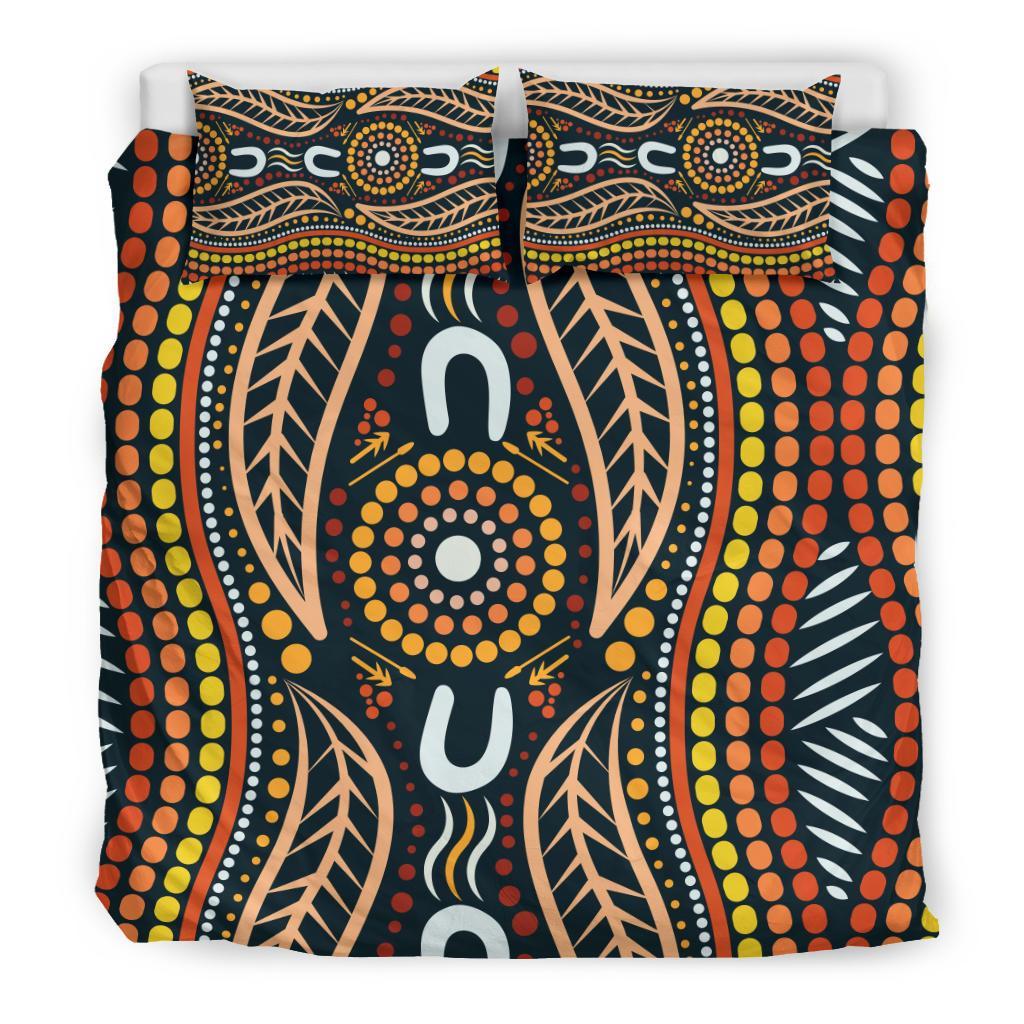 aboriginal-bedding-set-indigenous-dot-painting