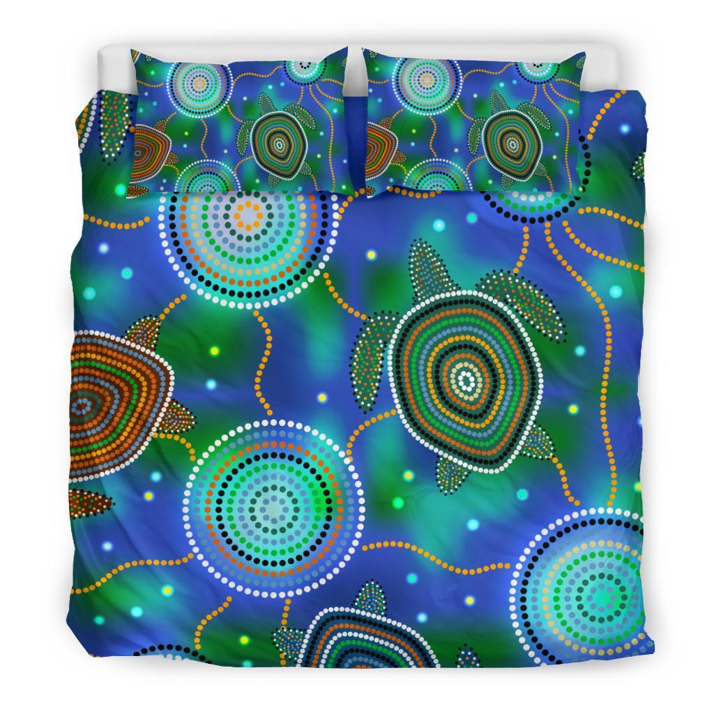 aboriginal-bedding-set-indigenous-turtle-dreaming