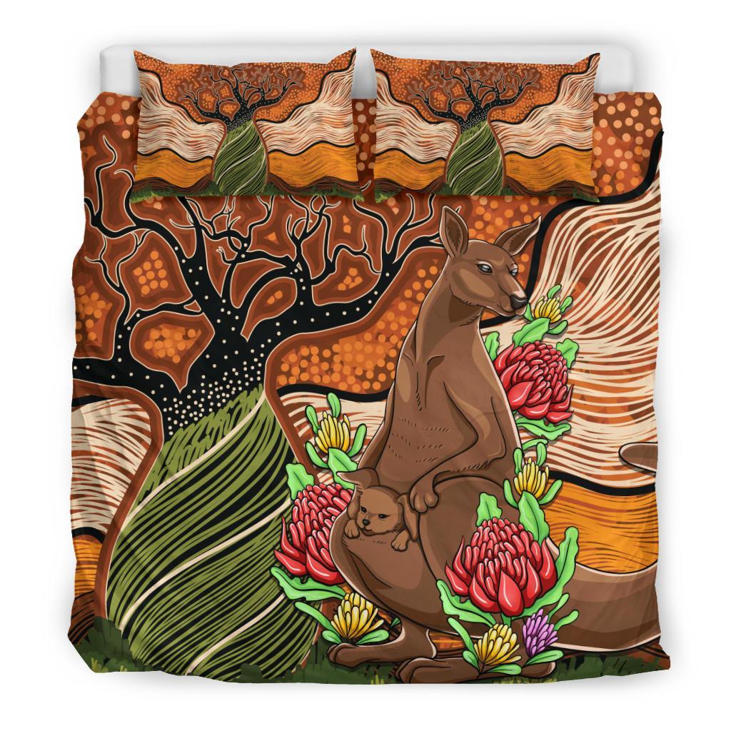 aboriginal-bedding-set-kangaroo-with-indigenous-tree