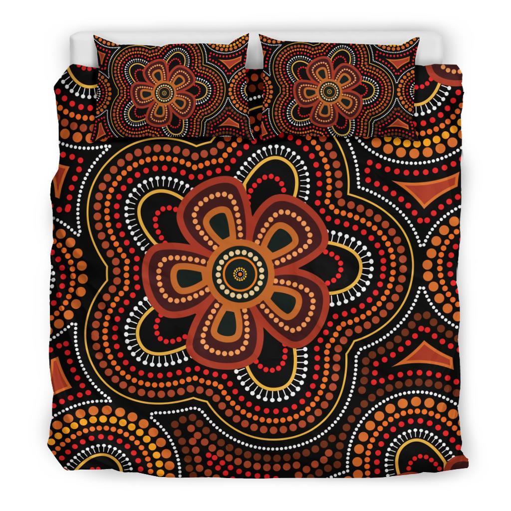 aboriginal-bedding-set-aboriginal-dot-painting-flowers-style-ver02