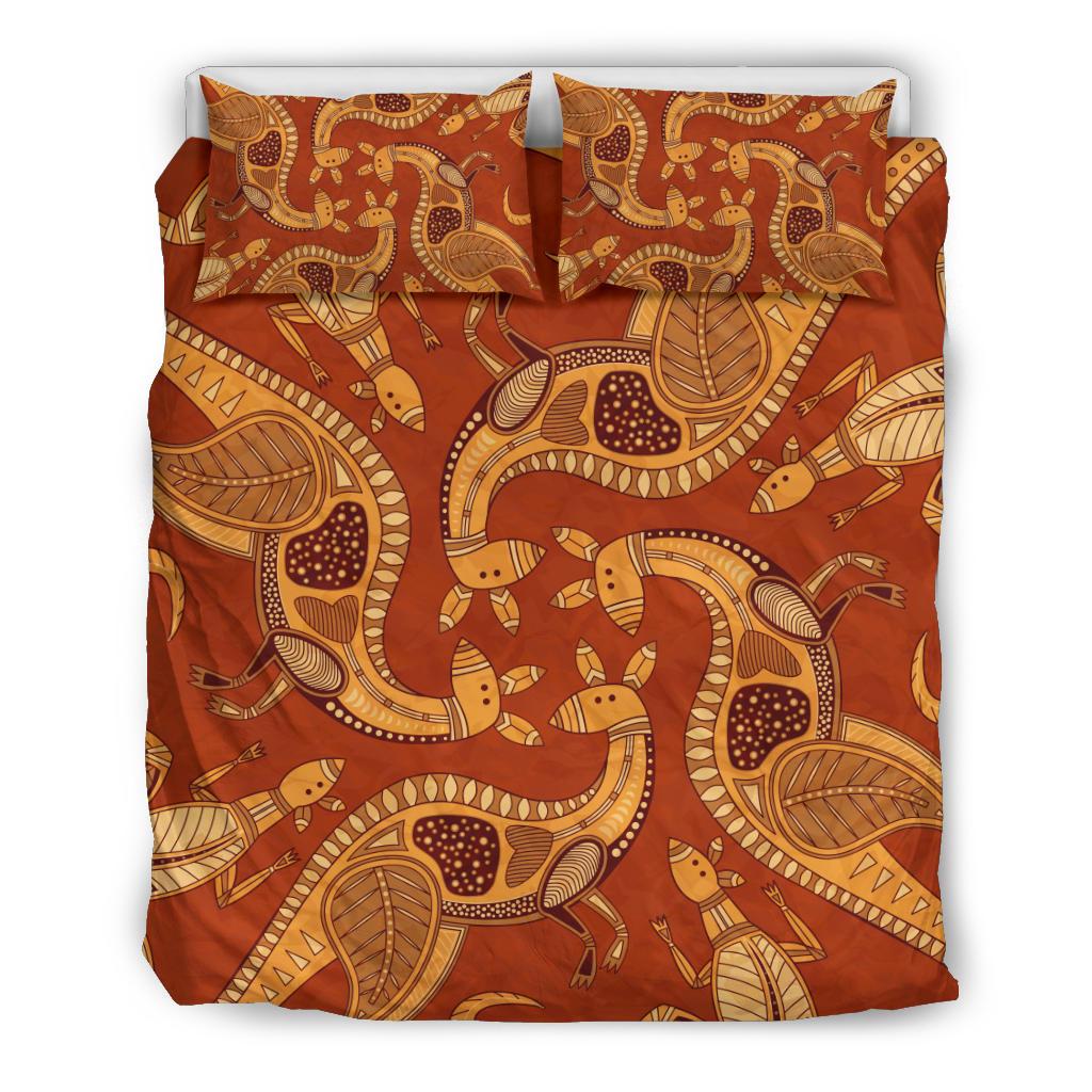 aboriginal-bedding-sets-kangaroo-patterns-animals-art